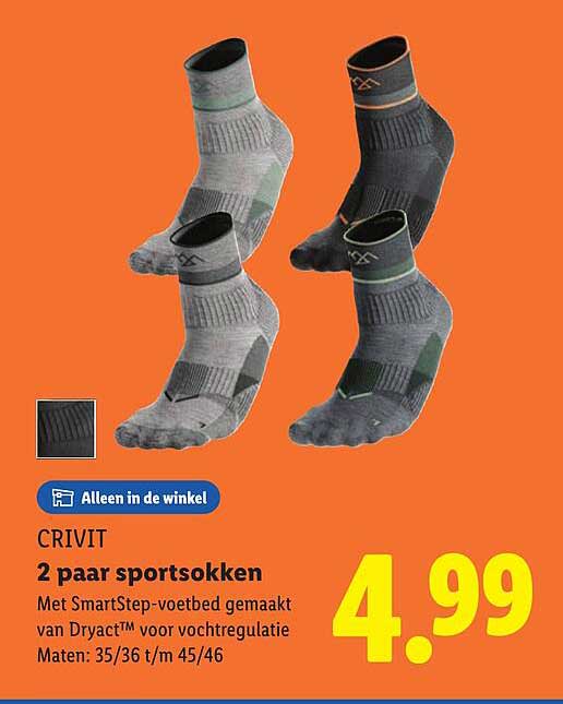 CRIVIT 2 paar sportsokken
