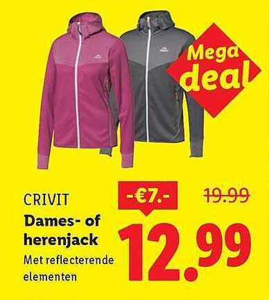 CRIVIT Dames- of herenjack Met reflecterende elementen