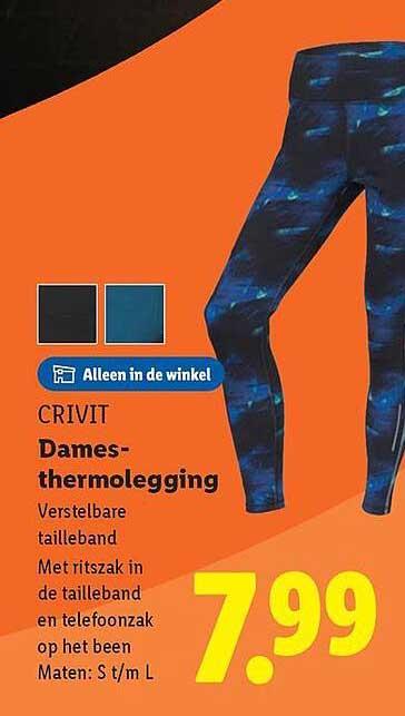 CRIVIT Dames-thermolegging