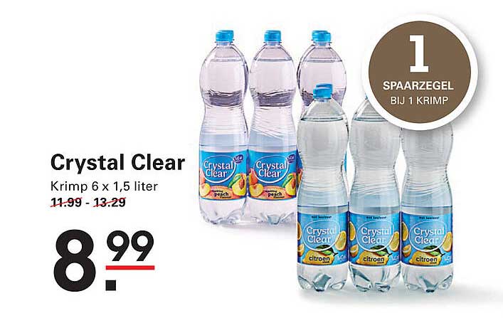 Crystal Clear Krimp 6 x 1,5 liter