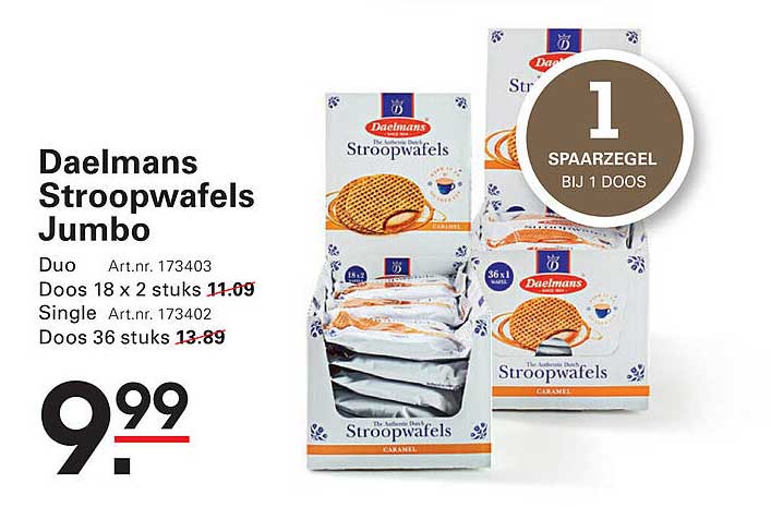 Daelmans Stroopwafels Jumbo