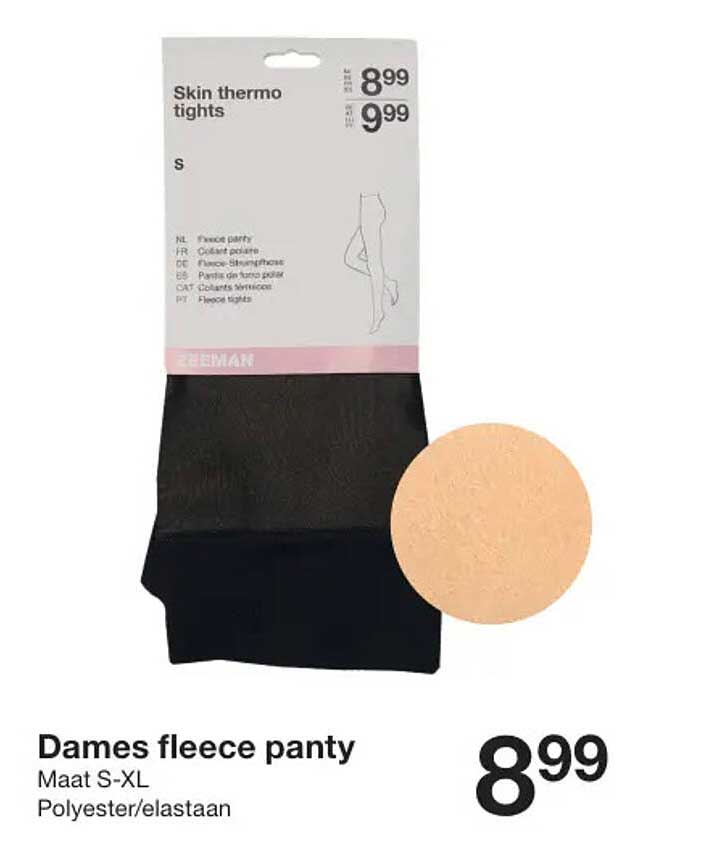Dames fleece panty