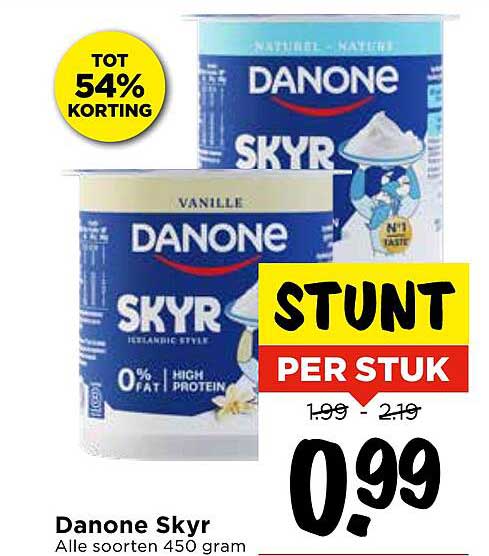 Danone Skyr Alle soorten 450 gram