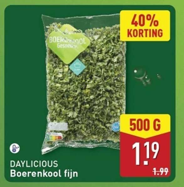 DAYLICIOUS Boerenkool fijn