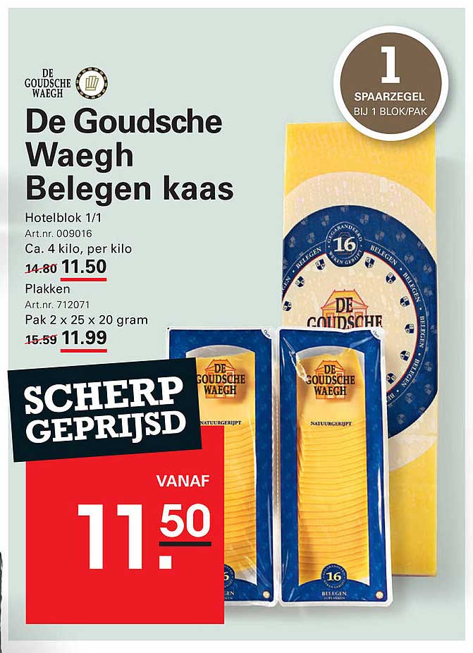 De Goudsche Waergh Belegen kaas