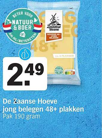 De Zaanse Hoeve jong belegen 48+ plakken