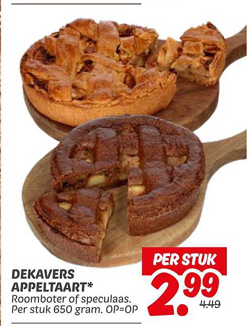 DEKAVERS APPELTAART*