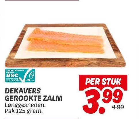 DEKAVERS GEROOKTE ZALM