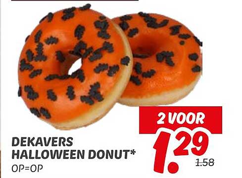 DEKAVERS HALLOWEEN DONUT*