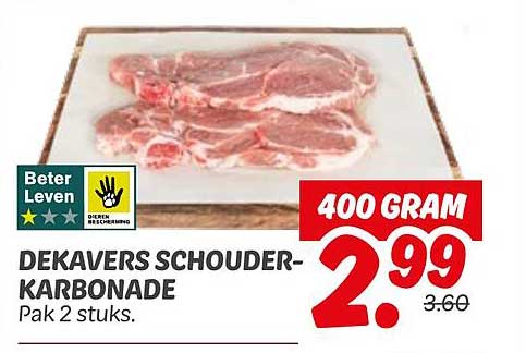 DEKAVERS SCHOUDER-KARBONADE