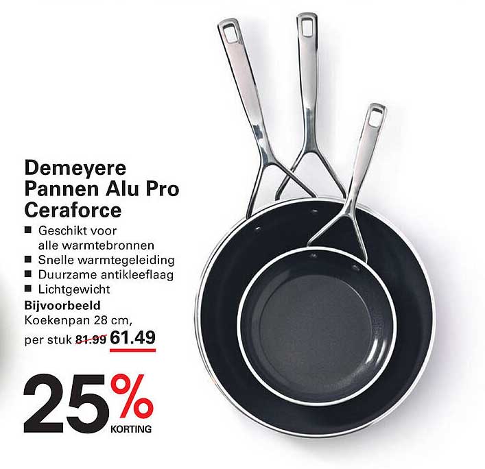 Demeyere Pannen Alu Pro Ceraforce