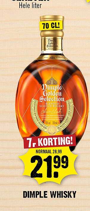 DIMPLE WHISKY