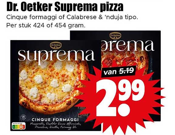Dr. Oetker Suprema pizza