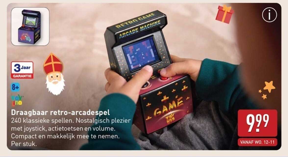 Draagbaar retro-arcadespel