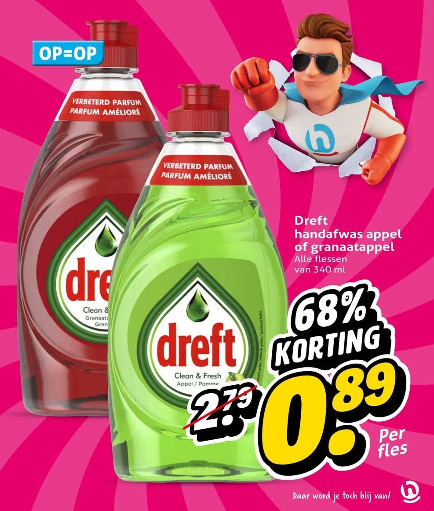 Dreft handafwas appel of granaatappel