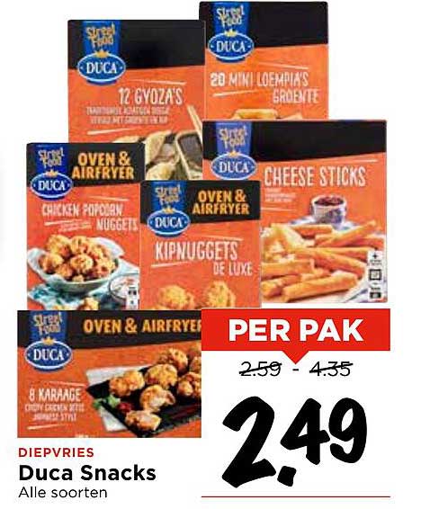Duca Snacks Alle soorten