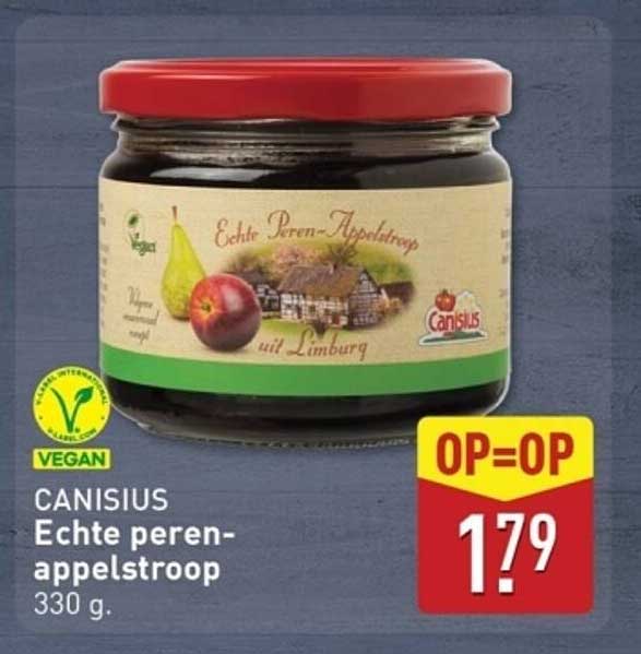 Echte peren-appelstroop