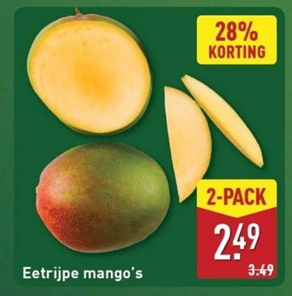 Eetrijpe mango’s