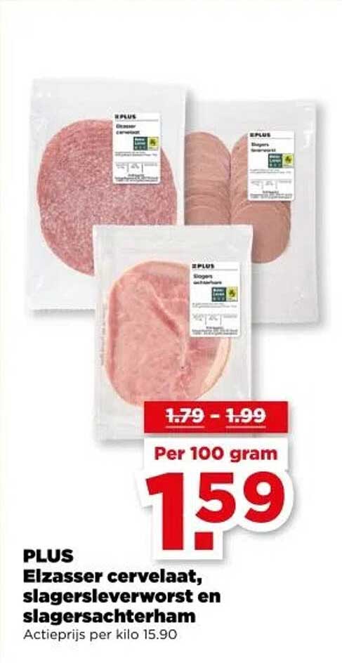 Elzasser cervelaat, slagersleverworst en slagersachterham