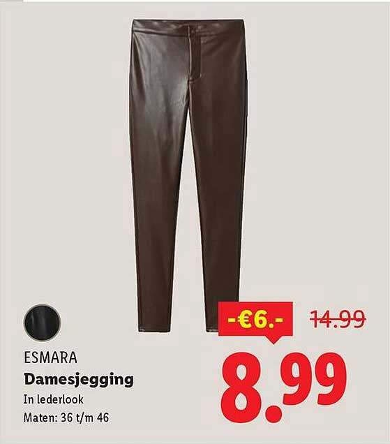 ESMARA Damesjegging in lederlook