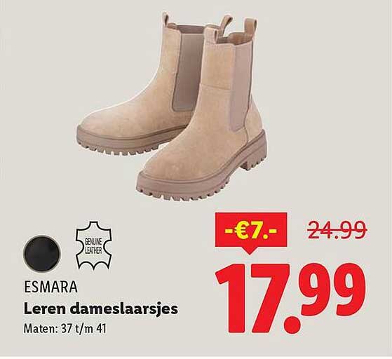 Esmara Leren dameslaarsjes