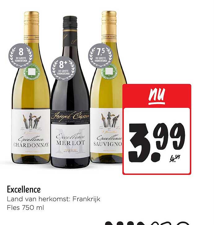 Excellence Wijnen - Fles 750 ml