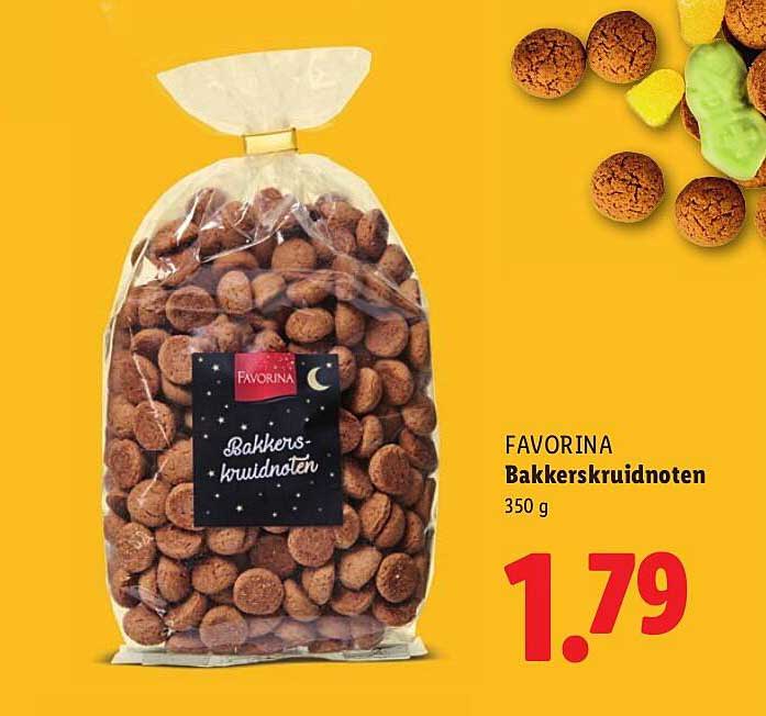 Favorina Bakkerskruidnoten 350 g