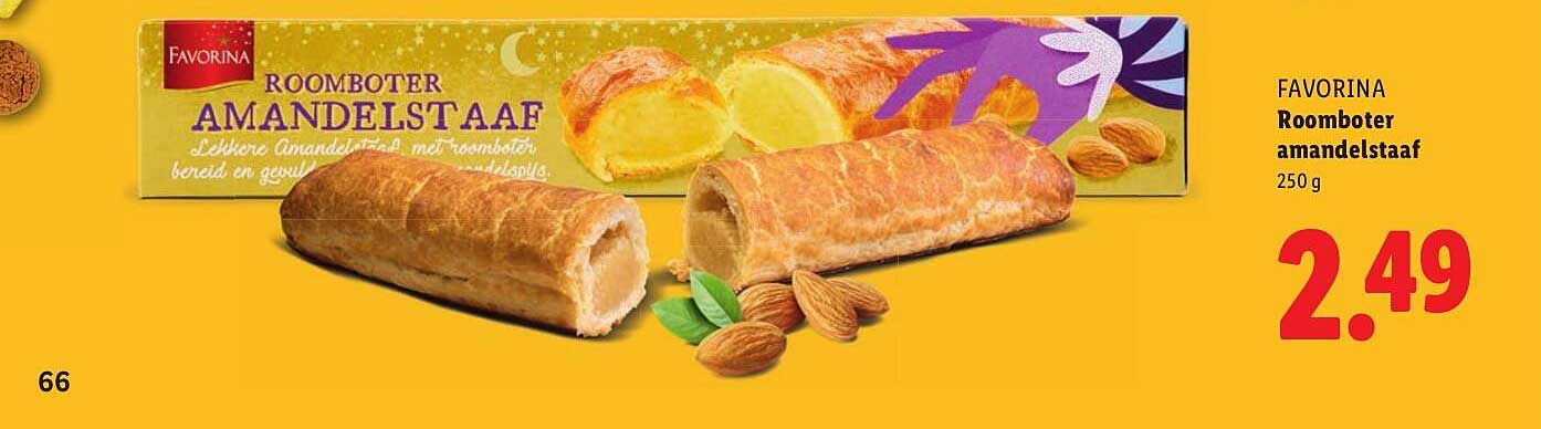 Favorina Roomboter Amandelstaaf