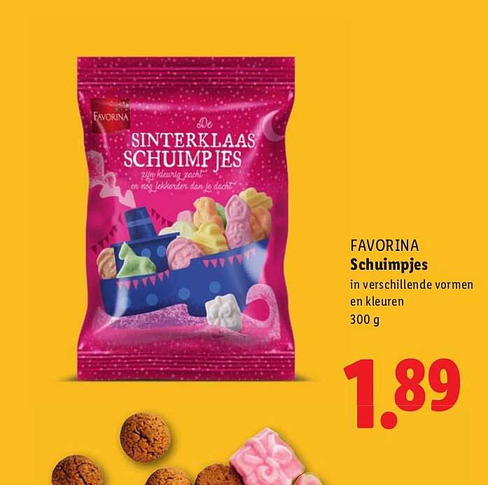 Favorina Sinterklaas Schuimpjes 300 g
