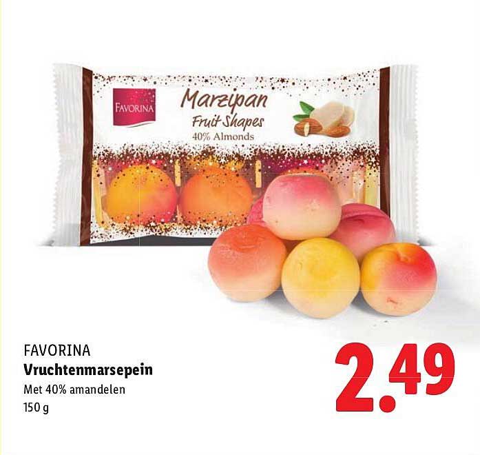 Favorina Vruchtenmarsepein 150 g