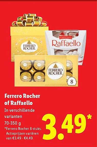 Ferrero Rocher of Raffaello