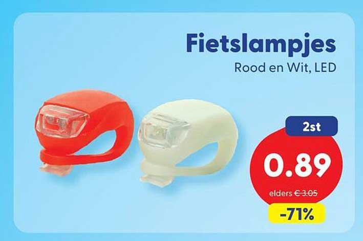 Fiets lampjes Rood en Wit, LED