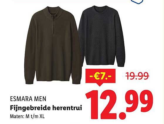 Fijngebreide herentrui