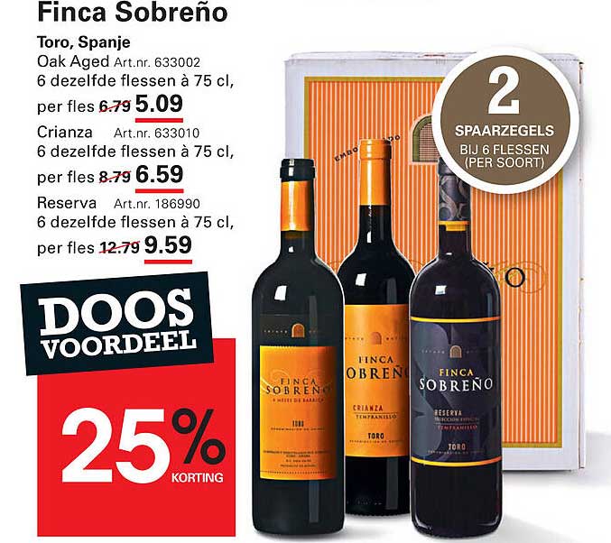 Finca Sobreno - Oak Aged, Crianza en Reserva