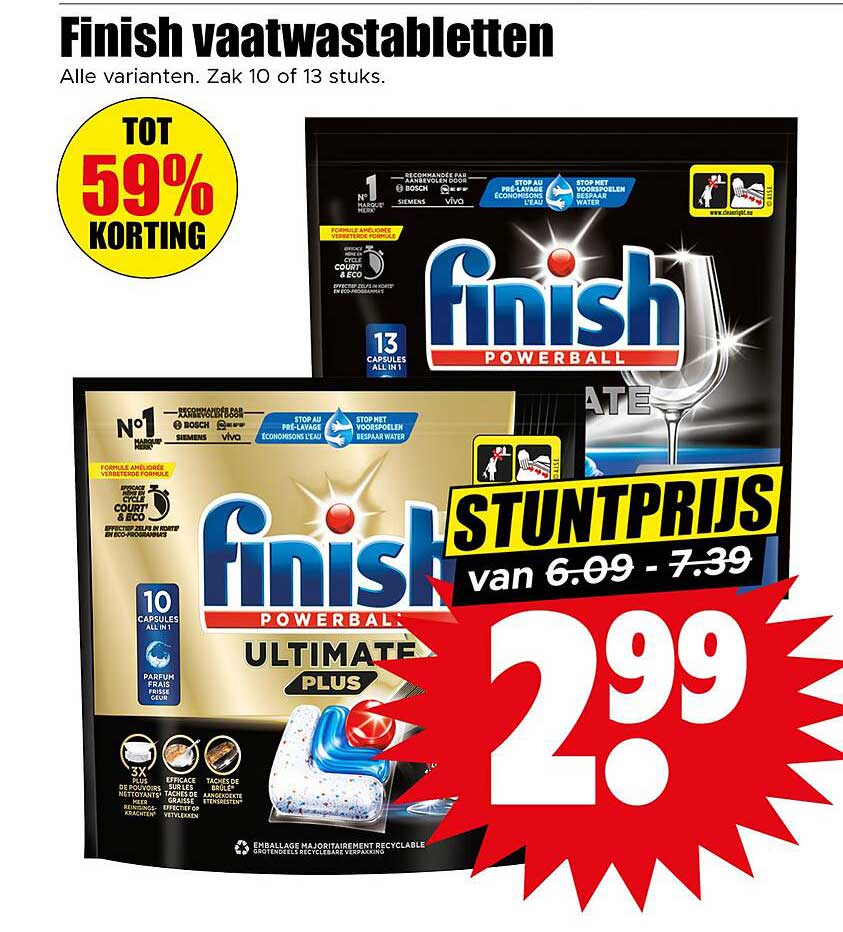Finish vaatwastabletten