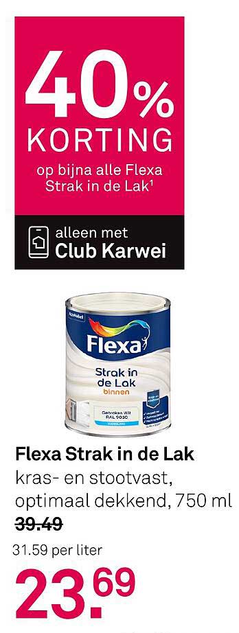 Flexa Strak in de Lak