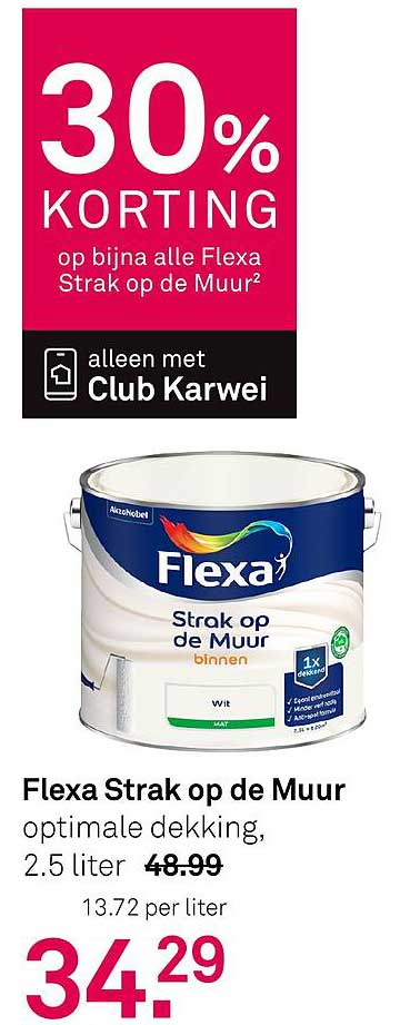 Flexa Strak op de Muur