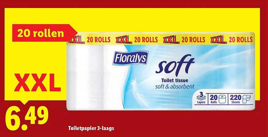 Floralys soft Toiletpapier 20 rollen