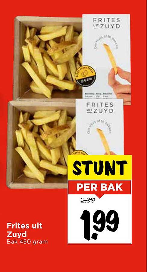 Frites uit Zuyd Bak 450 gram