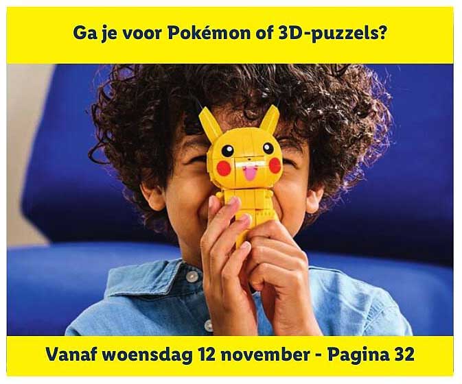 Ga je voor Pokémon of 3D-puzzels?