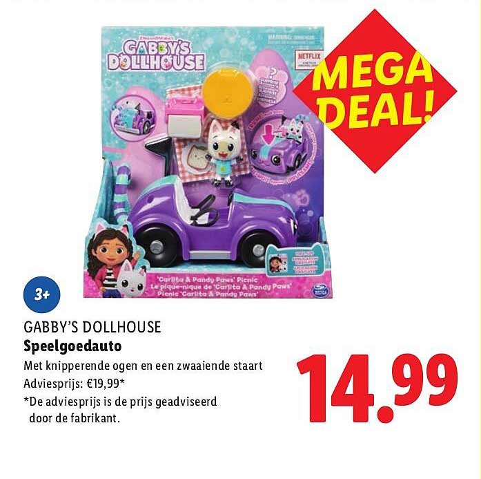 GABBY’S DOLLHOUSE Speelgoedauto