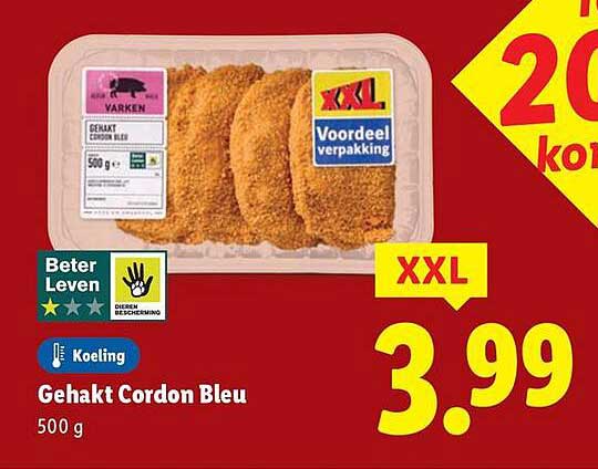 Gehakt Cordon Bleu