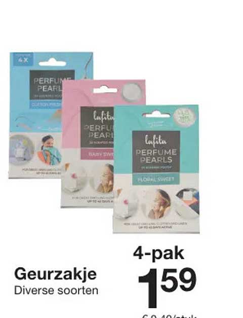 Geurzakje - Diverse soorten