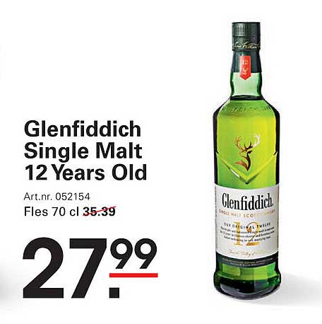 Glenfiddich Single Malt 12 Years Old
