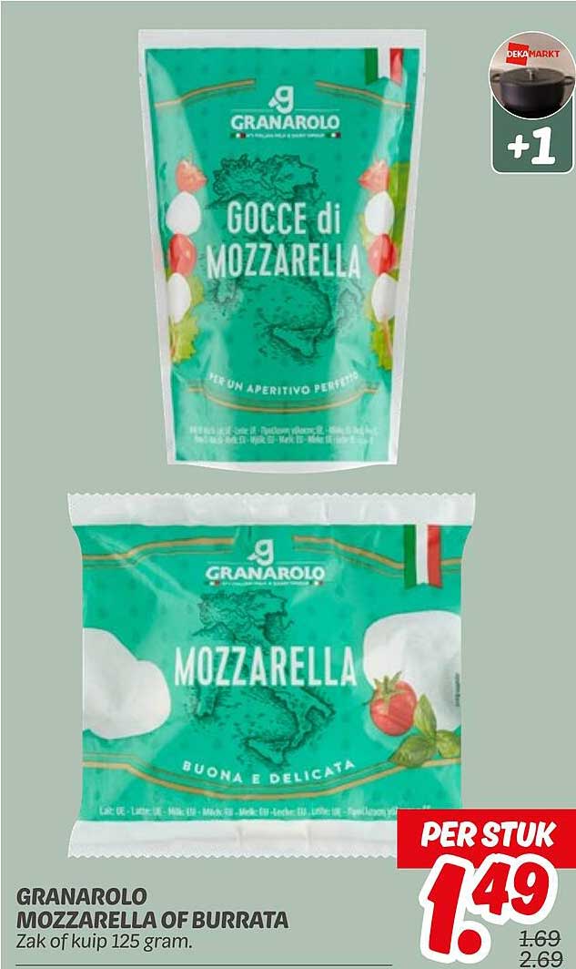 GRANAROLO MOZZARELLA OF BURRATA