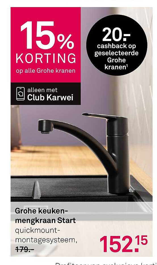 Grohe keukenmengkraan Start