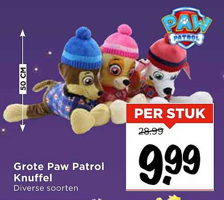 Grote Paw Patrol Knuffel