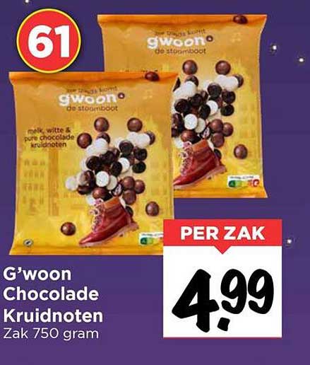 G’woon Chocolade Kruidennoten