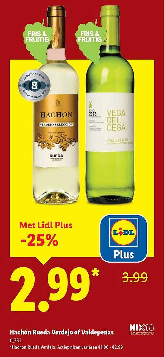 Hachón Rueda Verdejo of Valdepeñas