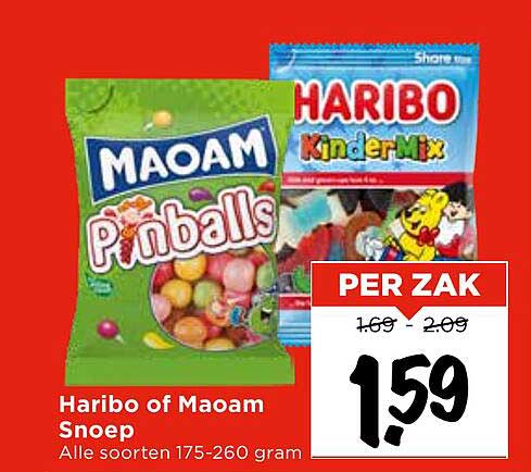 Haribo of Maaom Snoep